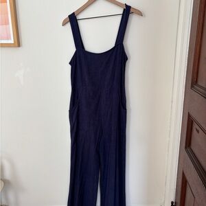 Rachel Pally Wide-Leg Linen Jumpsuit with Pockets